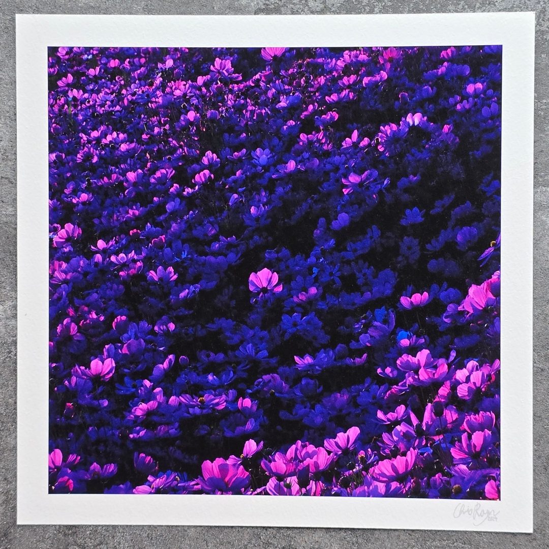 The Space Between Us: Purple Cosmos Art Print - Image 2